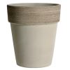 Virágcserép Alto szürke húzott 19cm