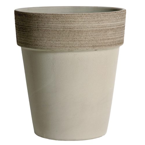 Virágcserép Alto szürke húzott 19cm