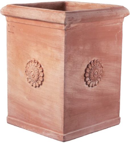 Virágláda kocka Toscano Rosone 70cm