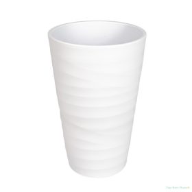 Wave orchidea váza matt fehér 32cm