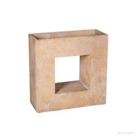   Yukon Split Cube térelválasztó kompozit növénytartó bézs 68x29x69cm