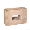 Yukon Split Wide térelválasztó kompozit növénytartó bézs 75x27x53cm